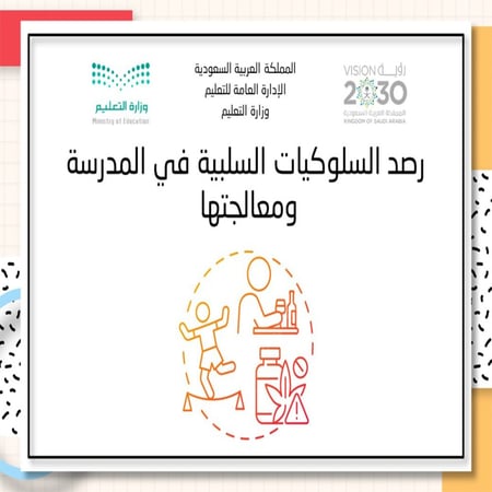 ملف  رصد السلوكيات السلبية في المدرسة ومعالجتها