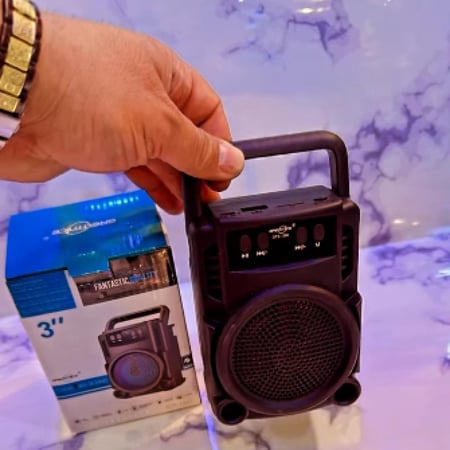 سبيكر بلوتوث مع مدخل ذاكرة وفلاش