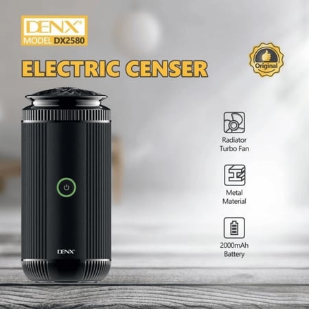 DENX - مبخرة كهربائية بتصميم أنيق م/ DX2580