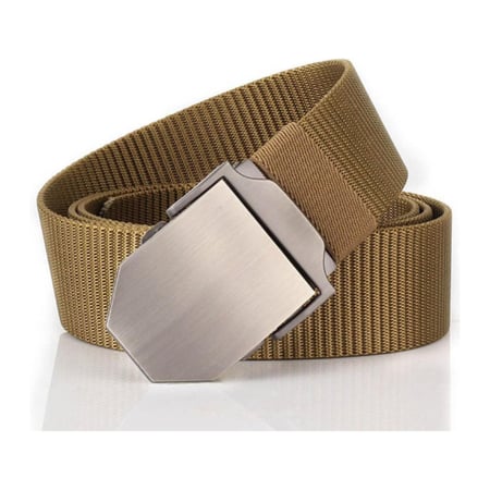 حزام رجالي عملي من النايلون المعدني متعدد الألوان