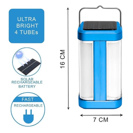 مصباح طوارئ LED قابل للشحن بالطاقة الشمسية HG DUE م/ HG-1663