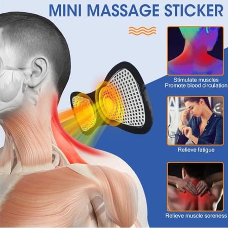 جهاز تدليك كهربائي متعدد الوظائف بشاشة LCD ثمانية أوضاع و 19 مستوى شدة