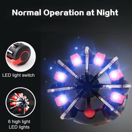 مجموعة مفكات  8in1 مدمجة مع كشاف بطاريات