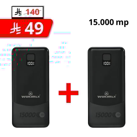 2 باور بانك 15,000 امبير من وين ماكس Winmax