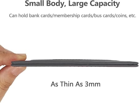 محفظة جلد الأصلي نحيفة