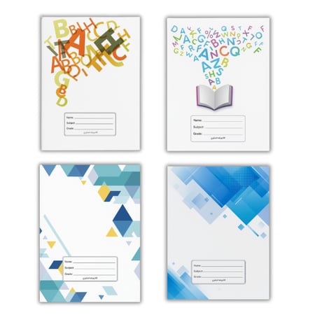 دفاتر انجليزي 60 ورقة عدد 4 دفاتر م/1200061