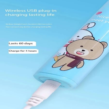 DENX- فرشاة أسنان كهربائية للأطفال م/ DX3704 – سونيك ماركة دينكس