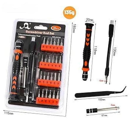 طقم مفكات احترافي متعدد الاستخدام 28 قطعة م/TC2503