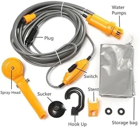 DENX - دش محمول للسيارة والرحلات م/ DX3612 ماركة دينكس