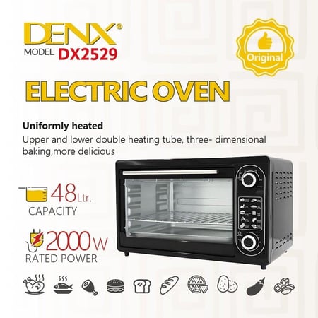 DENX - ميكرويف 2000 واط -48 لتر  م/DX2529 ماركة دينكس