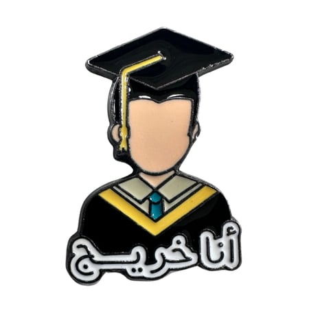 انا خريج ملصق معدن 3M