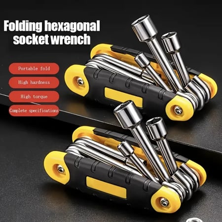 طقم مفاتيح سداسية قابل للطي م/ TC2468