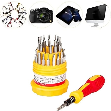 مجموعة مفكات 30 قطعة منفصلة