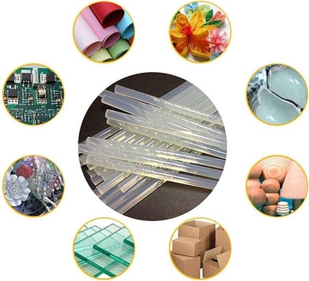 عصي غراء ساخن 1.07×18 cm – عبوة 7 حبات – م/ 1126025 - ماركة نوبل