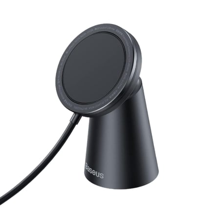 Baseus - حامل مغناطيسي مع شاحن لاسلكي  م/BS-W524 ماركة بيسوس