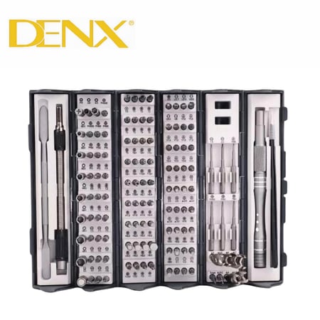 DENX - مجموعة مفك براقي صغير الحجم 128 قطعة م/DX2516 ماركة دينكس