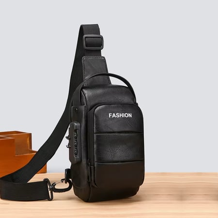 حقيبة جلدية 2in1 حبل ظهر ويد