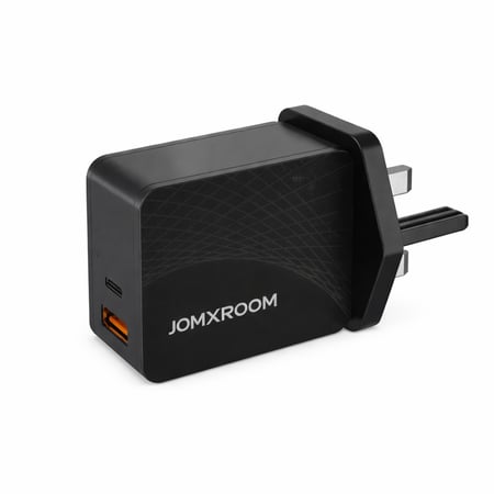 فيش جداري بمنفذين شحن USB مع 3USB-C من JOMXROOM