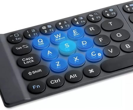 WiWU - لوحة مفاتيح لاسلكية  أسود م/FMK-01 ماركة ويوو