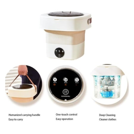 DENX - غسالة ملابس قابلة للطي م/ DX3423 ماركة دينكس