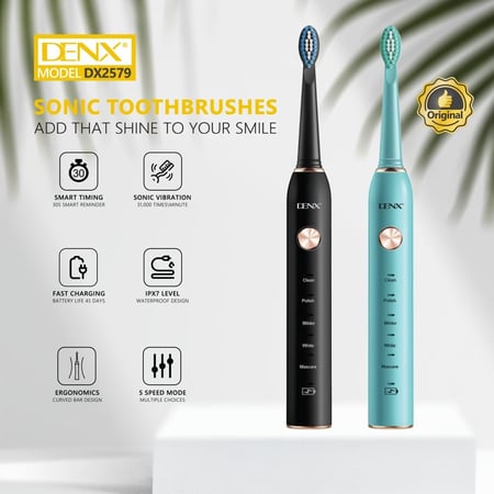 DENX -  فرشاة الأسنان الصوتية م/DX2579 ماركة دينكس