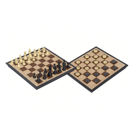 لعبة شطرنج مغناطيسي + داما 2 في 1 م/248560
