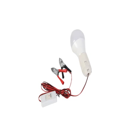 لمبة LED للبطارية مع مشابك توصيل DC 12V م/025916