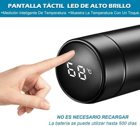 مطارة ستيل بشاشة رقمية LED تحفض الحار والبارد