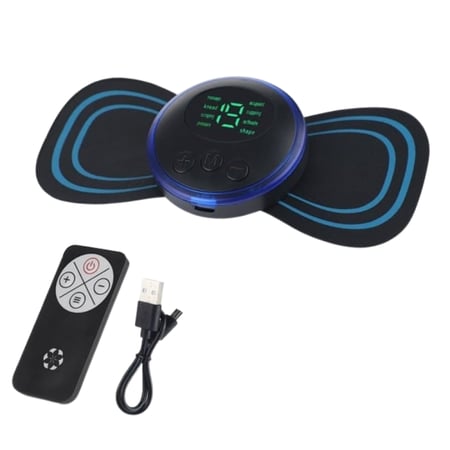 جهاز تدليك كهربائي متعدد الوظائف بشاشة LCD ثمانية أوضاع و 19 مستوى شدة