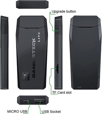 جهاز ألعاب الطيبين أكثر من 10,000 لعبة - HDMI - سعة 64GB (الأصلي) - متوفر في متجر اورجن