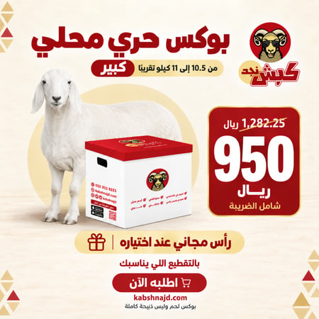 بوكس حري محلي كبير