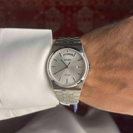 ساعة كاسيو فضي | MTP-B146D-7AVDF