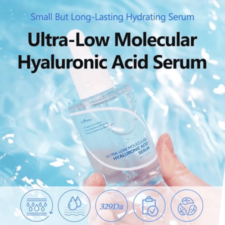 Isntree - Ultra-Low Molecular Hyaluronic Acid Serum إيسنتري - مصل حمض الهيالورونيك منخفض الوزن الجزيئي
