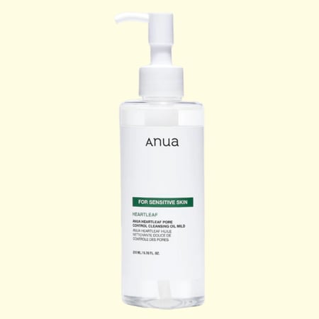 Anua - Heartleaf Pore Control Cleansing Oil Mild غسول زيتي من انوا للبشرة الحساسة