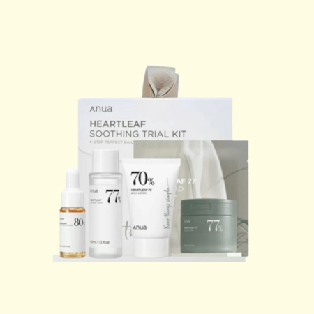 مجموعة انوا حجم صغير ، Anua - Heartleaf Soothing Trial Kit