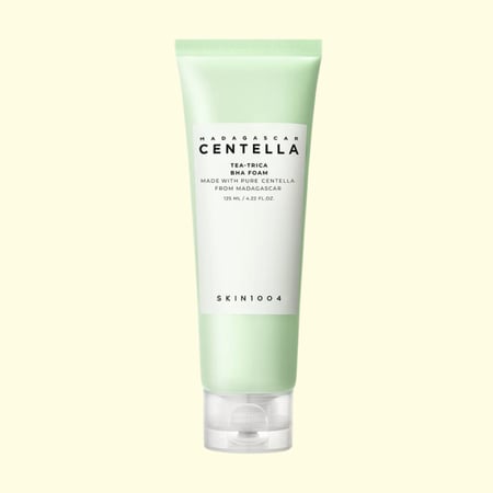 Skin1004 MADAGASCAR CENTELLA TEA-TRICA BHA FOAM 125ML غسول التي تري للبشرة الدهنيه