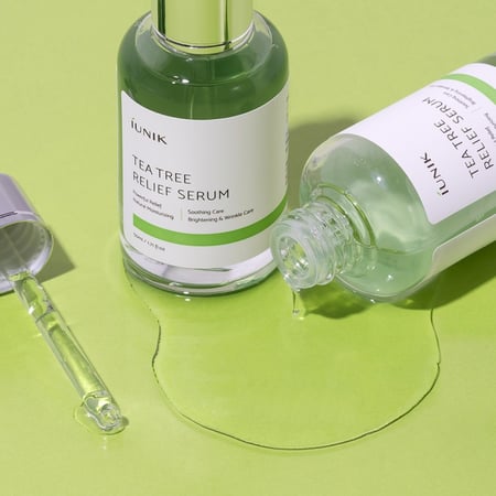 iUNIK - Tea Tree Relief Serum 50ml سيروم مناسب للبشرة المعرضه لحب الشباب من ايونك بمستخلص التي تري
