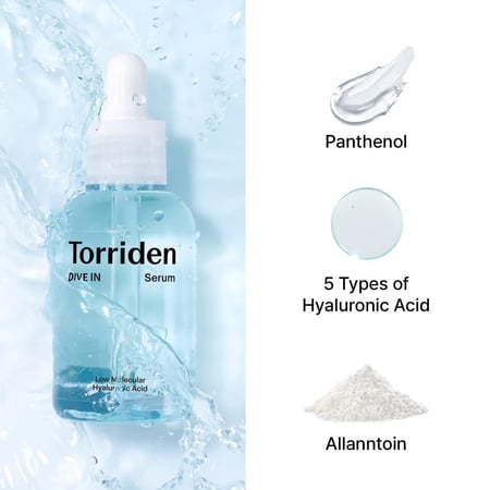 Torriden - DIVE-IN Low Molecule Hyaluronic Acid Serum سيروم لتطريب العميق من توردايدون