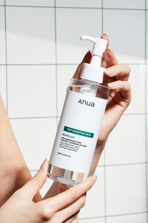 Anua - Heartleaf Pore Control Cleansing Oil Mild غسول زيتي من انوا للبشرة الحساسة