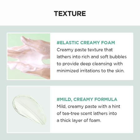 Skin1004 MADAGASCAR CENTELLA TEA-TRICA BHA FOAM 125ML غسول التي تري للبشرة الدهنيه