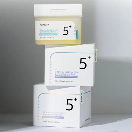 مسحات التونر رقم 5 من نمبزن numbuzin No.5 Vitamin-Niacinamide Concentrated Pad