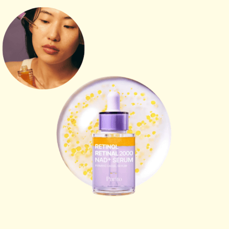 Purito SEOUL Retinol Retinal 2000 NAD Serum ثورة العناية بالبشرة: قوة الريتينال ومحفز الخلية NAD+ في زجاجة واحدة