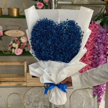 باقة اللقلب الازرق