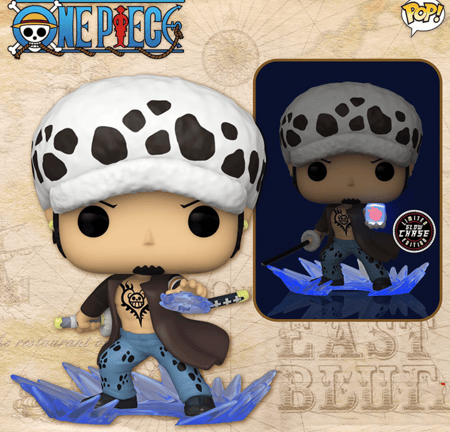 Funko Pop! Animation:  One Piece  - Trafalgar Law  (Glow Chase) (Exclusive)