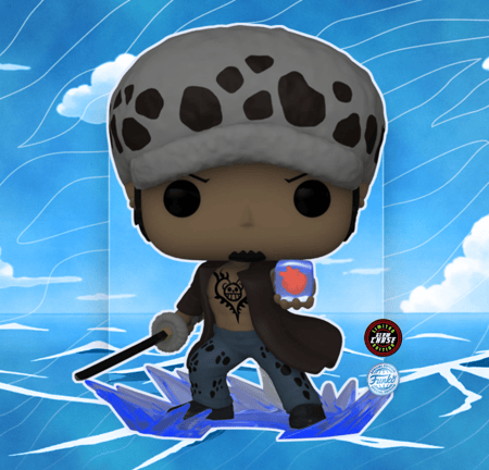 Funko Pop! Animation:  One Piece  - Trafalgar Law  (Glow Chase) (Exclusive)