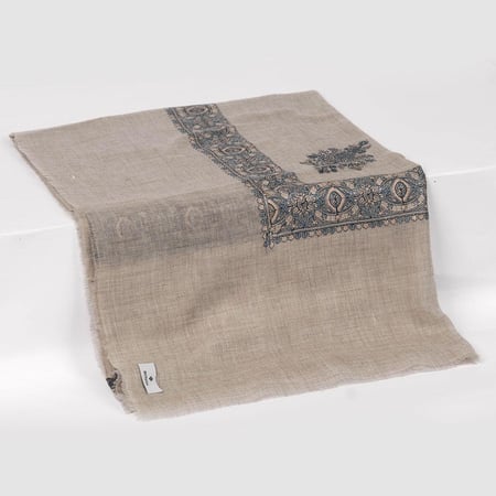 شال سوبر ترمة ملكي يدوي كشميري مطرز M302