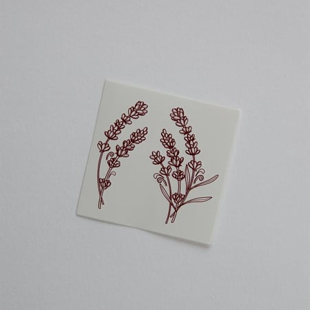 تاتو مؤقت اغصان الخزامى