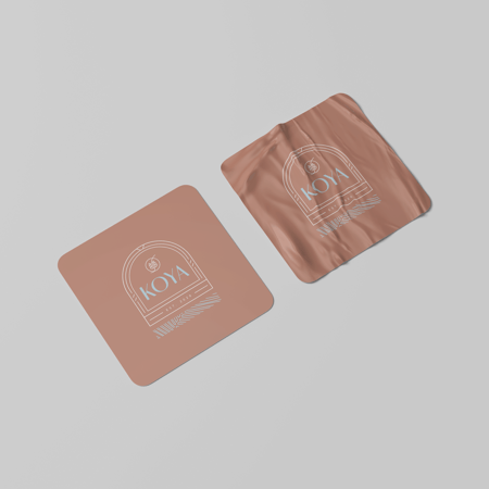 استيكر بحواف دائرية