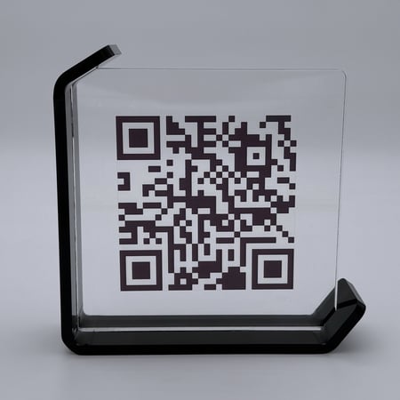 قاعد باركود اكرليك