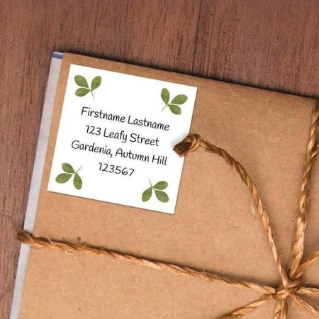 شيت استيكرات مربع